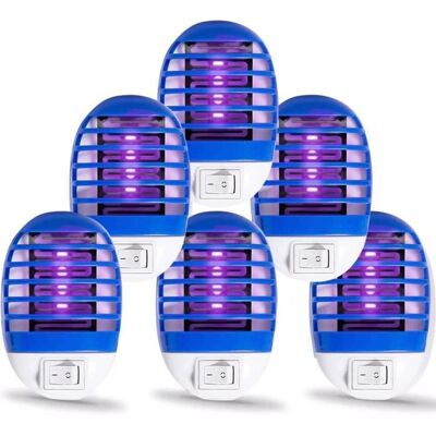Moustique Tueur Lampe Lot de 6Appareil anti moustique Destructeur de Mouches IntérieurMoustique Attrape Mouche pour intérieur - Publicité Moustique Tueur Lampe Lot de 6Appareil anti moustique Destructeur de Mouches IntérieurMoustique Attrape Mouche pour intérieur - Publicité