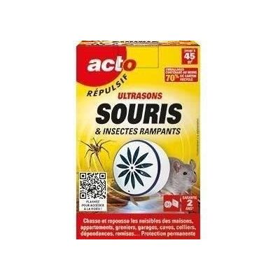 Répulsif Ultrasons - ACTO - Souris Insectes Rampants 45m² Jaune - Publicité Répulsif Ultrasons - ACTO - Souris Insectes Rampants 45m² Jaune - Publicité