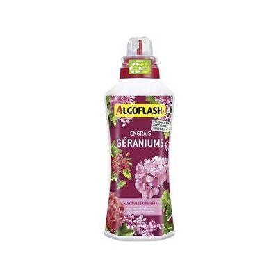 Engrais Géraniums Liquide Uab 1l - Algoflash - Publicité Engrais Géraniums Liquide Uab 1l - Algoflash - Publicité