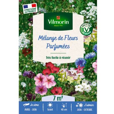 Graines - Vilmorin - Fleurs Parfumées - 7 m² - Mélange de fleurs - Publicité Graines - Vilmorin - Fleurs Parfumées - 7 m² - Mélange de fleurs - Publicité