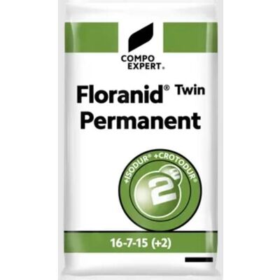Compo Floranid TWIN Permanent 5kg 16-7-15 (+2) dans EMMER engrais : gazon plantes - Publicité Compo Floranid TWIN Permanent 5kg 16-7-15 (+2) dans EMMER engrais : gazon plantes - Publicité