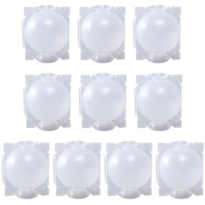 10 Pièces Appareils pour Enraciner Les Plantes Boules de Culture Boule Denracinement Réutilisable pour Jardin Extérieur Sol Blanc - Publicité 10 Pièces Appareils pour Enraciner Les Plantes Boules de Culture Boule Denracinement Réutilisable pour Jardin Extérieur Sol Blanc - Publicité