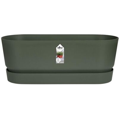 ELHO Jardinière ovale GREENVILLE - Ø49 x 198 x 184 cm - Plastique recyclé - Résistant au gel - Leaf Green Vert - Publicité ELHO Jardinière ovale GREENVILLE - Ø49 x 198 x 184 cm - Plastique recyclé - Résistant au gel - Leaf Green Vert - Publicité