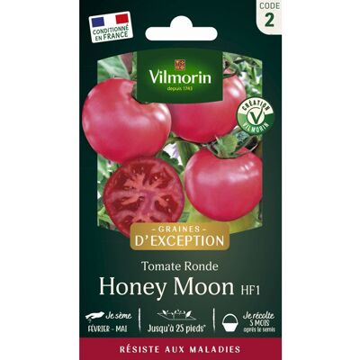 Graines - Vilmorin - Tomate Honey Moon F1 - Graines dException - Publicité Graines - Vilmorin - Tomate Honey Moon F1 - Graines dException - Publicité