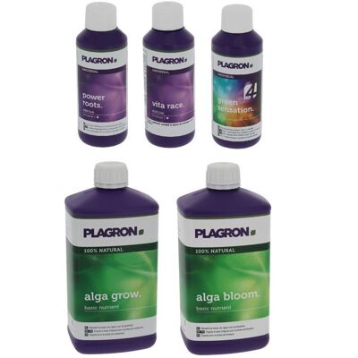 Pack engrais Alga PLAGRON en litre + stimulants - Publicité Pack engrais Alga PLAGRON en litre + stimulants - Publicité
