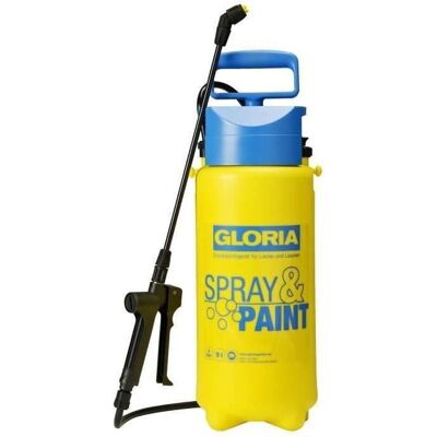 Pulvérisateur à main Gloria Spray&Paint 5L - 3 bars - Soupape et buse à jet plat - Joints Viton - Publicité Pulvérisateur à main Gloria Spray&Paint 5L - 3 bars - Soupape et buse à jet plat - Joints Viton - Publicité