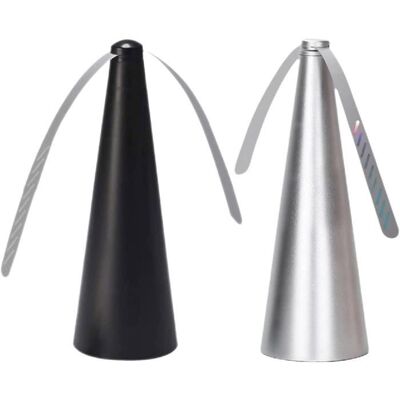2pcs Ventilateur répulsif à mouches pour extérieur - Éloigne les mouches et insectes de votre nourriture - Sans produits chimiques Blanc - Publicité 2pcs Ventilateur répulsif à mouches pour extérieur - Éloigne les mouches et insectes de votre nourriture - Sans produits chimiques Blanc - Publicité