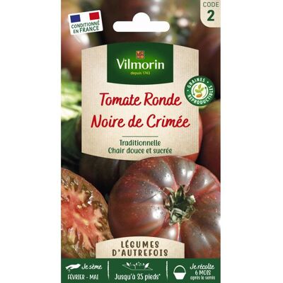 Graines - Vilmorin - Tomate Noire de Crimée - Légumes dAutrefois - Publicité Graines - Vilmorin - Tomate Noire de Crimée - Légumes dAutrefois - Publicité