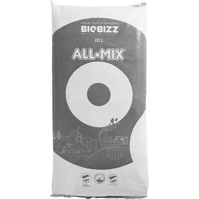 Terreau de floraison All-Mix sol - BIOBIZZ - Sac de 20 L - Universel - Pré-fertilisé - Intérieur et extérieur Blanc - Publicité Terreau de floraison All-Mix sol - BIOBIZZ - Sac de 20 L - Universel - Pré-fertilisé - Intérieur et extérieur Blanc - Publicité