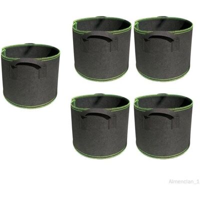 Sacs de culture de plantes en tissu non tissé sac de culture de pommes de terre respirant avec poignée sacs de culture 5 gallons Blanc - Publicité Sacs de culture de plantes en tissu non tissé sac de culture de pommes de terre respirant avec poignée sacs de culture 5 gallons Blanc - Publicité