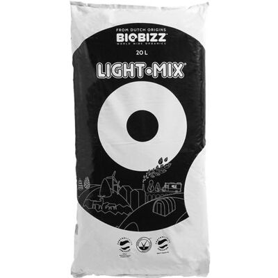 Terreau de croissance - BIOBIZZ - Light-Mix - 20 L - Jeunes boutures plants et semis - Développement des racines Blanc - Publicité Terreau de croissance - BIOBIZZ - Light-Mix - 20 L - Jeunes boutures plants et semis - Développement des racines Blanc - Publicité