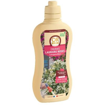 OR BRUN Engrais Lauriers & Bougainvilliers - 1L - Améliore& Favorise La Floraison - Fabriqué En France OBRECLLAURIER1 - Publicité OR BRUN Engrais Lauriers & Bougainvilliers - 1L - Améliore& Favorise La Floraison - Fabriqué En France OBRECLLAURIER1 - Publicité