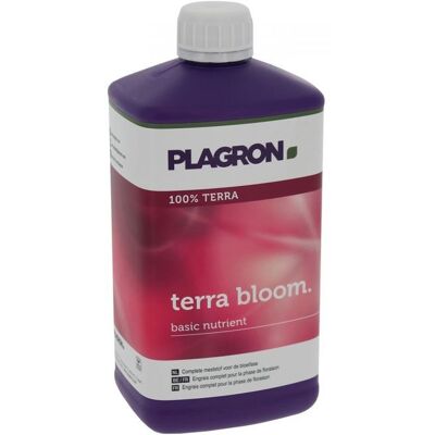 Engrais Terra BLOOM floraison 1 litre - PLAGRON - Publicité Engrais Terra BLOOM floraison 1 litre - PLAGRON - Publicité