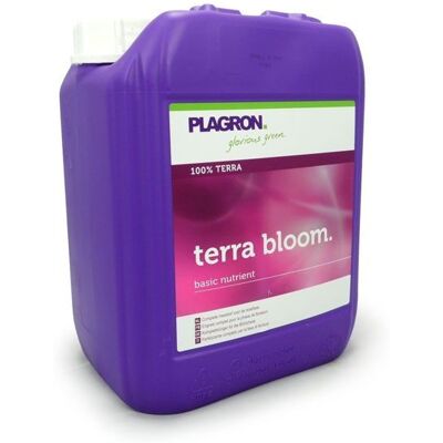 Engrais Terra BLOOM floraison 5 litres - PLAGRON - Publicité Engrais Terra BLOOM floraison 5 litres - PLAGRON - Publicité
