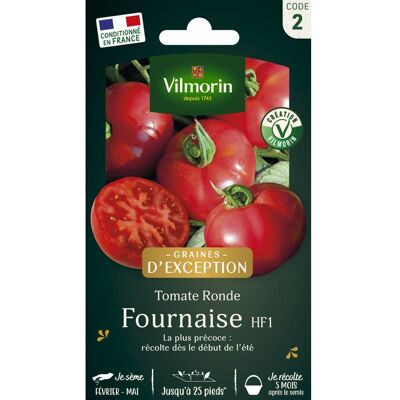 Graines - Vilmorin - Tomate Fournaise F1 - Graines dException - Publicité Graines - Vilmorin - Tomate Fournaise F1 - Graines dException - Publicité