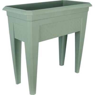 ZIGARDEN - Bac a fleurs ZIGARDEN 80 cm - Vert argile - 50% recycled - Planter - Publicité ZIGARDEN - Bac a fleurs ZIGARDEN 80 cm - Vert argile - 50% recycled - Planter - Publicité