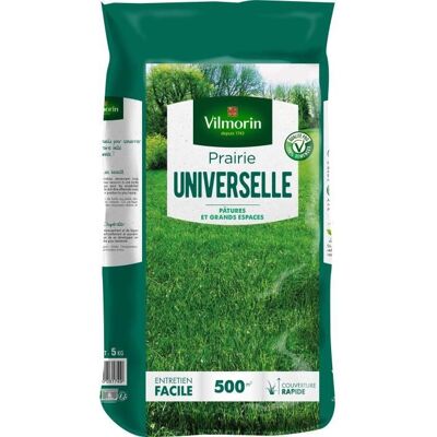 Semences Prairie universelle VILMORIN - Sac 5 kg - 500 m² - Idéale pour vos animaux - Publicité Semences Prairie universelle VILMORIN - Sac 5 kg - 500 m² - Idéale pour vos animaux - Publicité
