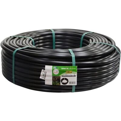 JARDIBRIC Tuyau darrosage goutte à goutte - 100m - Ø 13 x 16 mm - Polyéthylène résistant - Noir - Non percé - Publicité JARDIBRIC Tuyau darrosage goutte à goutte - 100m - Ø 13 x 16 mm - Polyéthylène résistant - Noir - Non percé - Publicité