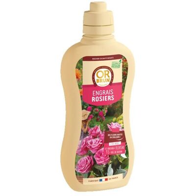 OR BRUN Engrais Rosiers - 1L - Renforce Les Roses & Améliore La Croissance - Fabriqué En France OBRECLROSIER1 Blanc - Publicité OR BRUN Engrais Rosiers - 1L - Renforce Les Roses & Améliore La Croissance - Fabriqué En France OBRECLROSIER1 Blanc - Publicité