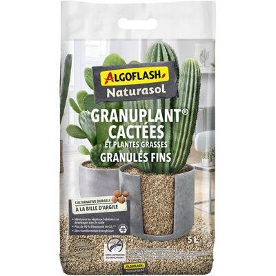 Granuplant cactées et plantes grasses - Granulés fins - 5 L - UAB - ALGOFLASH NATURASOL - Publicité Granuplant cactées et plantes grasses - Granulés fins - 5 L - UAB - ALGOFLASH NATURASOL - Publicité