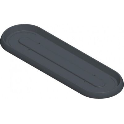 EDA Plastique Cancun Soucoupe pour Plante - 69x22cm Gris - Publicité EDA Plastique Cancun Soucoupe pour Plante - 69x22cm Gris - Publicité