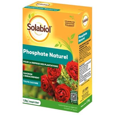 SOLABIOL Engrais Phosphate Naturel - 15Kg - Jusquà 50m² - Améliore La Floraison - Optimise La Formation Des Racines - Publicité SOLABIOL Engrais Phosphate Naturel - 15Kg - Jusquà 50m² - Améliore La Floraison - Optimise La Formation Des Racines - Publicité