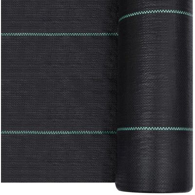 VIDAXL (Haute qualité)Noir Toile de paillage Noir 2x5 m PPPoids 1 Kg_628497 Noir - Publicité VIDAXL (Haute qualité)Noir Toile de paillage Noir 2x5 m PPPoids 1 Kg_628497 Noir - Publicité