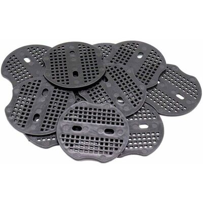 OKUMGGYJ 100 pièces Pièce Fixe - 7 6.5cm pour Piquets de Fixation en Acier pour Fixer Le Tissu de Mauvaises Herbes Les Feuilles de Sol Noir - Publicité OKUMGGYJ 100 pièces Pièce Fixe - 7 6.5cm pour Piquets de Fixation en Acier pour Fixer Le Tissu de Mauvaises Herbes Les Feuilles de Sol Noir - Publicité