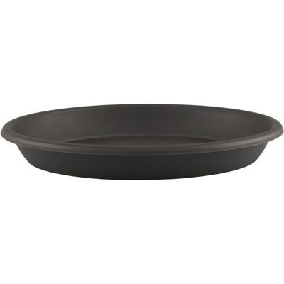 Soucoupe ronde 40cm anthracite - Artevasi - Plastique - Non percé - Contenance 5.64 - Rond - Gris Gris - Publicité Soucoupe ronde 40cm anthracite - Artevasi - Plastique - Non percé - Contenance 5.64 - Rond - Gris Gris - Publicité
