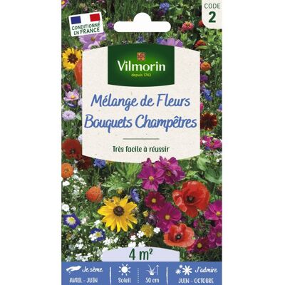 VILMORIN Lantliga blomfrön - Mélange multicolore - Graines de fleurs - Publicité VILMORIN Lantliga blomfrön - Mélange multicolore - Graines de fleurs - Publicité