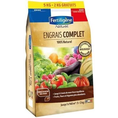 Engrais Complet Fertiligene 140m² 5+2kg - Publicité Engrais Complet Fertiligene 140m² 5+2kg - Publicité