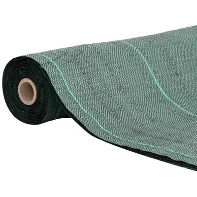 Membrane anti-mauvaises herbes - vidaxl - 15x25 m - Vert - Polypropylène - Rayures tous les 20 cm - 60 g/m² Vert - Publicité Membrane anti-mauvaises herbes - vidaxl - 15x25 m - Vert - Polypropylène - Rayures tous les 20 cm - 60 g/m² Vert - Publicité