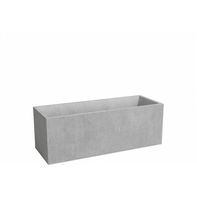 ARTEVASI Jardinière - SYDNEY - Plastique - Gris Clair - 80 cm - 57 L - Dimensions: 79.5x29.5x29.5 cm Gris - Publicité ARTEVASI Jardinière - SYDNEY - Plastique - Gris Clair - 80 cm - 57 L - Dimensions: 79.5x29.5x29.5 cm Gris - Publicité