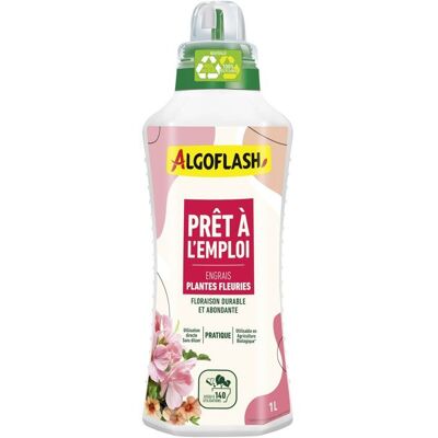 Engrais prêt à l’emploi - ALGOFLASH - Plantes fleuries - 1 L - UAB - Publicité Engrais prêt à l’emploi - ALGOFLASH - Plantes fleuries - 1 L - UAB - Publicité