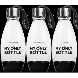 Bouteilles plastiques réutilisables - SodaStream - My Only Bottle 0.5L - Lot de 3 - Sans BPA - Compatibles machines Noir - Publicité Bouteilles plastiques réutilisables - SodaStream - My Only Bottle 0.5L - Lot de 3 - Sans BPA - Compatibles machines Noir - Publicité