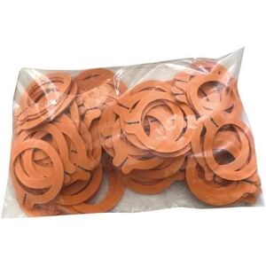 HUTCHINSON Lot de 100 Rondelles à bocaux idéales - 85 mm - 90 x 68 x 25 mm Orange - Publicité HUTCHINSON Lot de 100 Rondelles à bocaux idéales - 85 mm - 90 x 68 x 25 mm Orange - Publicité