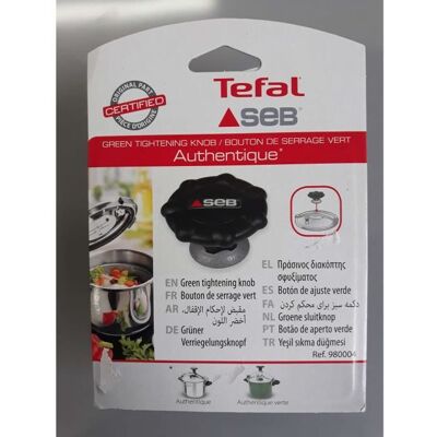 Tefal BOUTON DE SERRAGE VERT POUR COCOTTE SEB AUTHENTIQUE 980004 Vert - Publicité Tefal BOUTON DE SERRAGE VERT POUR COCOTTE SEB AUTHENTIQUE 980004 Vert - Publicité
