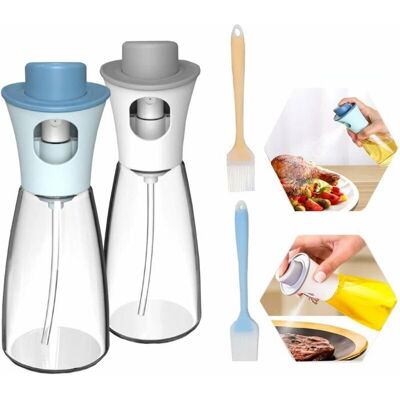 WEEWA 4PCS Vaporisateur Huile Pluvérisateur dHuile Spray Huile Olive Distributeur Avec Pinceau à Pâtisserie Pinceau De Cuisine Silicone - Publicité WEEWA 4PCS Vaporisateur Huile Pluvérisateur dHuile Spray Huile Olive Distributeur Avec Pinceau à Pâtisserie Pinceau De Cuisine Silicone - Publicité