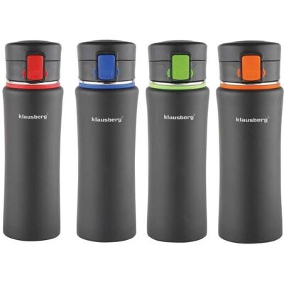 Mug thermos gris 480ml Klausberg - Isolant sous vide - Publicité Mug thermos gris 480ml Klausberg - Isolant sous vide - Publicité