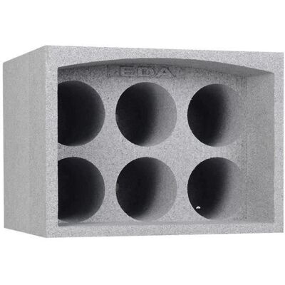 ECOLUX EDA Casier polystyrène expansé 6 bouteilles Gris - Publicité ECOLUX EDA Casier polystyrène expansé 6 bouteilles Gris - Publicité