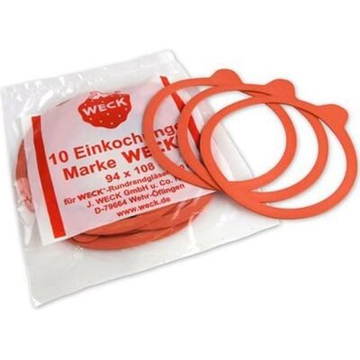 VISIODIRECT Lot de 3 sachets de 10 joints Weck - Dia 100 mm - Publicité VISIODIRECT Lot de 3 sachets de 10 joints Weck - Dia 100 mm - Publicité