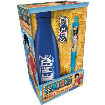 PYRAMID INTERNATIONAL Gourde - One Piece - Vagues en pagaille - Bleu et blanc - 540ml Bleu - Publicité PYRAMID INTERNATIONAL Gourde - One Piece - Vagues en pagaille - Bleu et blanc - 540ml Bleu - Publicité