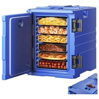 VEVOR Conteneur Isotherme pour Bac Gastronorme 90 L Boîte de Transport Alimentaire Empilable Chargement Frontal - Publicité VEVOR Conteneur Isotherme pour Bac Gastronorme 90 L Boîte de Transport Alimentaire Empilable Chargement Frontal - Publicité