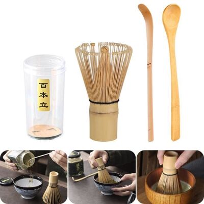 Fouet à Matcha - HELLOVE - Fabriqué en Bambou - Facile à nettoyer - Kit complet - Publicité Fouet à Matcha - HELLOVE - Fabriqué en Bambou - Facile à nettoyer - Kit complet - Publicité