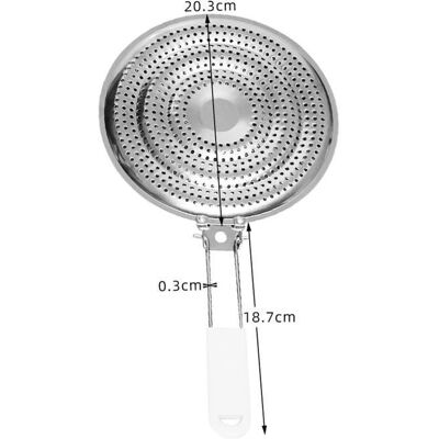 VITDIPY Diffuseur de chaleur double couche épaissi pare-éclaboussures anti-flammes plaque de cuisson lente matériau en acier inoxydable - Publicité VITDIPY Diffuseur de chaleur double couche épaissi pare-éclaboussures anti-flammes plaque de cuisson lente matériau en acier inoxydable - Publicité
