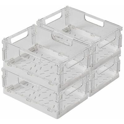 ROSENSTEIN & SÖHNE 4 organisateurs pliables pour réfrigérateur 225 x 15 x 9 cm Blanc - Publicité ROSENSTEIN & SÖHNE 4 organisateurs pliables pour réfrigérateur 225 x 15 x 9 cm Blanc - Publicité