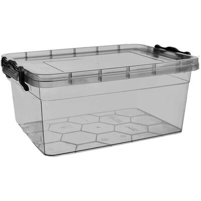 Récipient alimentaire en plastique - ORION - 5L - Gris foncé - Sans BPA - 30x20x13 cm - Résistant de -25°C à +95°C Gris - Publicité Récipient alimentaire en plastique - ORION - 5L - Gris foncé - Sans BPA - 30x20x13 cm - Résistant de -25°C à +95°C Gris - Publicité
