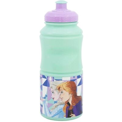 Gourde en plastique - DISNEY - La Reine des Neiges - 380 ml - Sans BPA - Pour enfants Vert - Publicité Gourde en plastique - DISNEY - La Reine des Neiges - 380 ml - Sans BPA - Pour enfants Vert - Publicité
