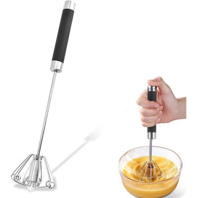 HANDEIU Fouet Cuisine Inoxydable Batteur Manuel Multifonctionnel Petit Fouet Cuisine Semi-Automatique Fouet Rotatif pour Mélanger - Publicité HANDEIU Fouet Cuisine Inoxydable Batteur Manuel Multifonctionnel Petit Fouet Cuisine Semi-Automatique Fouet Rotatif pour Mélanger - Publicité