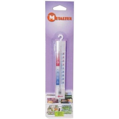 METALTEX - Tiefkühlthermometer - 15,5 cm - Weiß - Thermometer - Publicité METALTEX - Tiefkühlthermometer - 15,5 cm - Weiß - Thermometer - Publicité